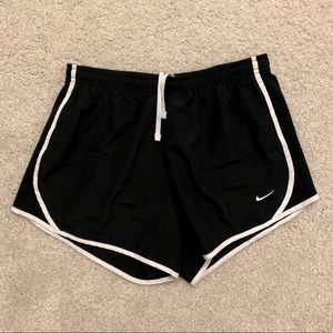 black nike shorts